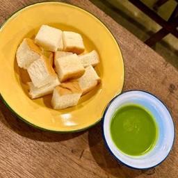 ขนมปังนึ่งสังขยาใบเตย ชุดS