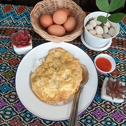 ข้าวไข่เจียวหมูสับ