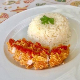 ข้าวไก่กรอบ