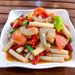 ตำไหลบัวหมูยอ