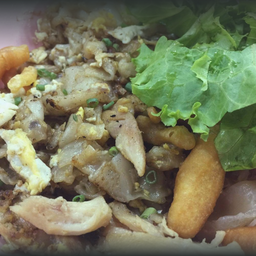 คั่วไก่ + ปลาหมึก