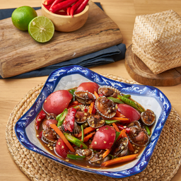 ตำเกาเหลาหอยแครง