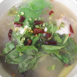 ต้มยำปลากะพง (น้ำข้น-น้ำใส)