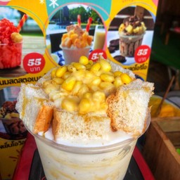 ปังเย็นข้าวโพดนมสด