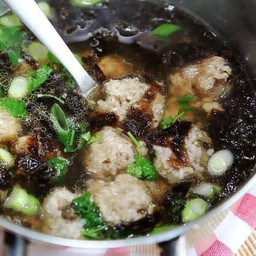 ต้มจืดหมูสับ+สาหร่าย