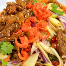 ยำมะม่วงเจ้าเก่าคลองสองสะพานเหลือง