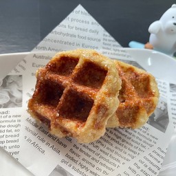 Waffuu~ (ว๊าฟฟู่วว~) Belgian Waffle Homemade.