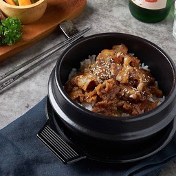 ข้าวหน้าหมูเกาหลี