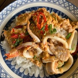 ข้าวหน้าห่อหมกหมูนุ่ม🐷