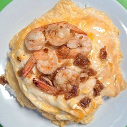 ไข่ข้นกุ้งกระเทียม