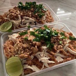 หมี่ต้มยำไก่ฉีก