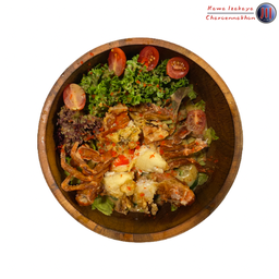 สลัดปูนิ่ม (Soft Shell Crab Salad)