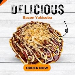 โอโคโนมิยากิ เบคอน (Bacon Okonomiyaki)