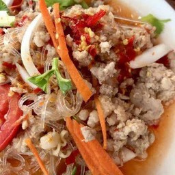 ยำวุ้นเส้นหมูสับ