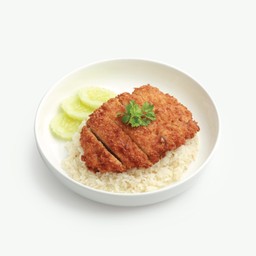 ข้าวมันไก่ทอด