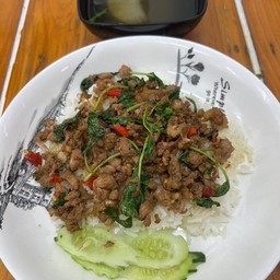 ข้าวกระเพราหมูสับ