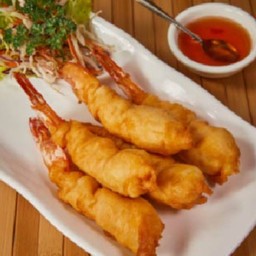 กุ้งชุบแป้งทอด