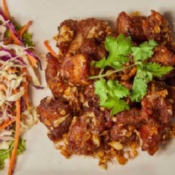 ซี่โครงหมูทอดกระเทียม