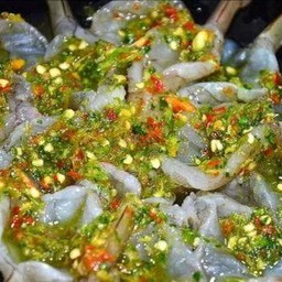 กุ้งแช่น้ำปลา