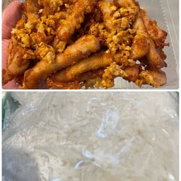 ชุดอิ่มคุ้ม หมูทอด2ขีด ข้าวเหนียว1