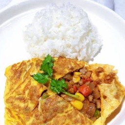 ข้าวไข่เจียวยัดใส้