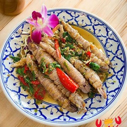 กั้งผัดกะเพรา