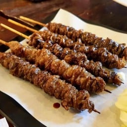 หนังไก่เสียบไม้ย่าง 1 ไม้