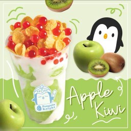 ไอศครีมเกล็ดหิมะ รสแอปเปิ้ลกีวี่ size L (4ลูก)