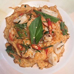 ข้าวห่อหมกทะเลไข่ข้น