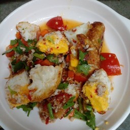 ยำไข่ดาว
