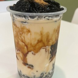 เฉาก๊วยนมสดบราวชูก้าสดชื่นๆ