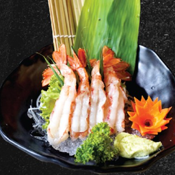 กุ้งหวานซาชิมิ