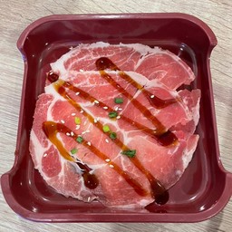 เพิ่มสันคอหมูสไลด์ (ถาด)