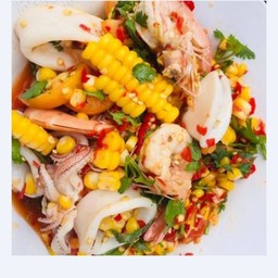 ยำข้าวโพดทะเล