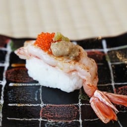 กุ้งหวานมันปูซูชิ