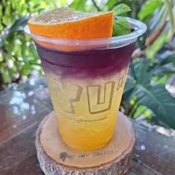 ชาอัญชัญ ยูสุ ฮันนี่ เลมอน