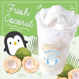 ไอศครีมเกล็ดหิมะ รสมะพร้าว size L (4ลูก)