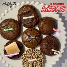 Mix B Set 6 Brownie Cookies - เซ็ทบราวนี่คุกกี้ 6 ชิ้น