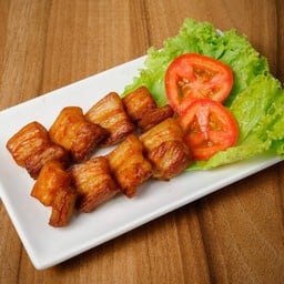หมูสามชั้นทอดน้ำปลา