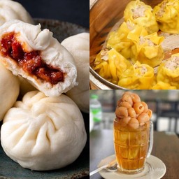 ชุดคอมโบ - รักขนมจีบ รักซาลาเปา + น้ำสมุนไพร