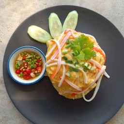 ข้าวไข่ข้นปูอัดหมูบด