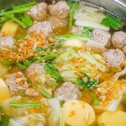 ต้มจืดเต้าหู้หมูสับ (กับข้าว)