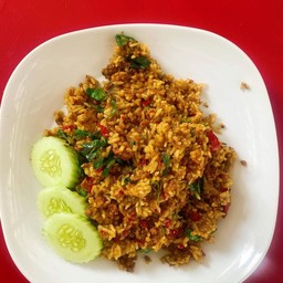 กะเพราหมูคลุกข้าว