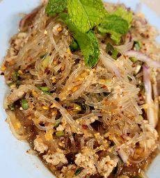 ลาบวุ้นเส้น(ใส่หมู)