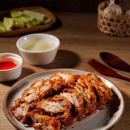 ไก่ทอดสับจานเล็ก