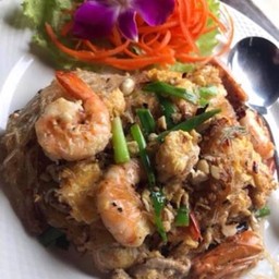 ผัดไทวุ้นเส้นเมืองกาญจน์
