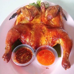 ไก่อบโอ่ง ครึ่งตัว