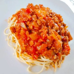 สปาเก็ตตี้ซอสหมูสับ