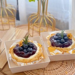 บลูเบอรี่ชีสพาย