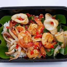 ข้าวกระเพราทะเล